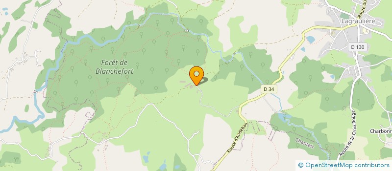 localisation de l'entreprise CJC IMMO  LAGRAULIERE