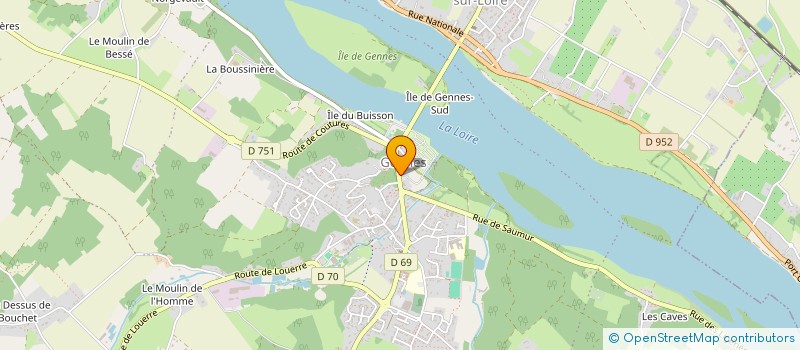 localisation de l'entreprise CJC LOIRE à GENNES-VAL-DE-LOIRE