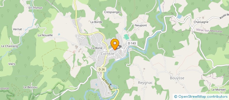 localisation de l'entreprise CJC TRANSPORT  EYREIN