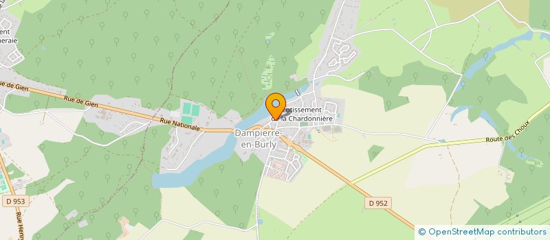 localisation de l'entreprise CJC45570  DAMPIERRE-EN-BURLY