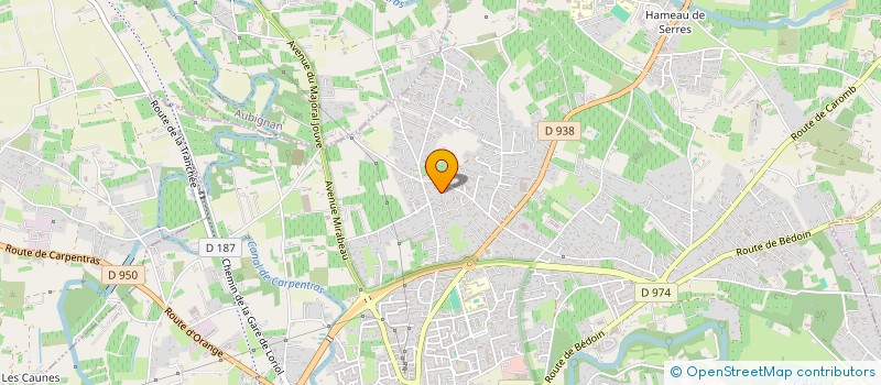 localisation de l'entreprise CJCA à CARPENTRAS