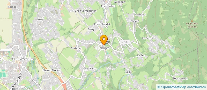 localisation de l'entreprise CJCL  LUCINGES