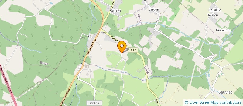 localisation de l'entreprise CJCL  BAZAS