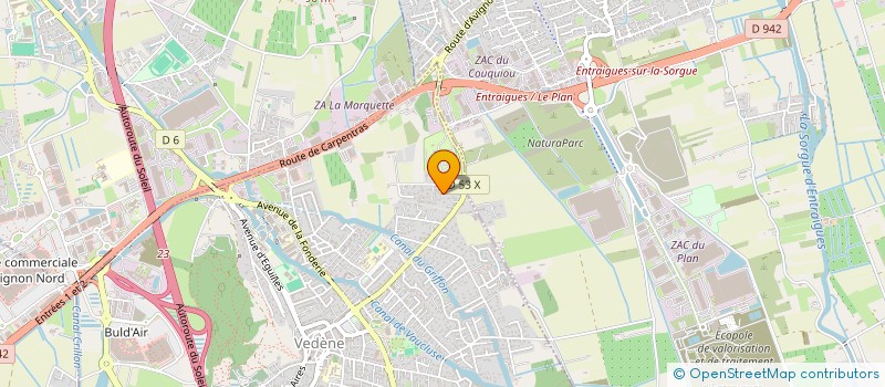 localisation de l'entreprise CJCP  VEDENE