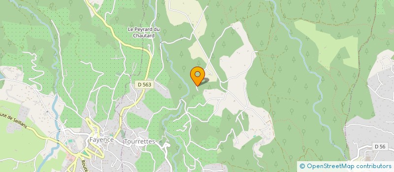 localisation de l'entreprise CJCPAT  TOURRETTES