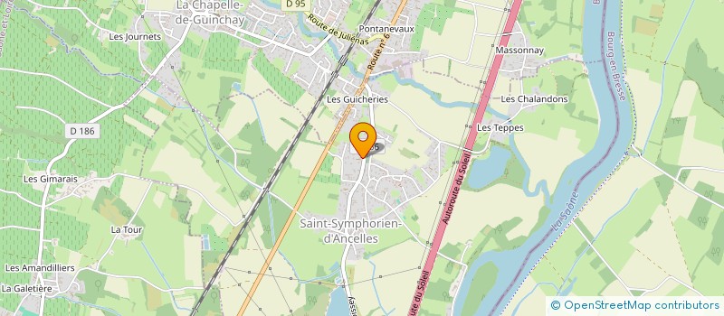 localisation de l'entreprise CJD  SAINT-SYMPHORIEN-D'ANCELLES