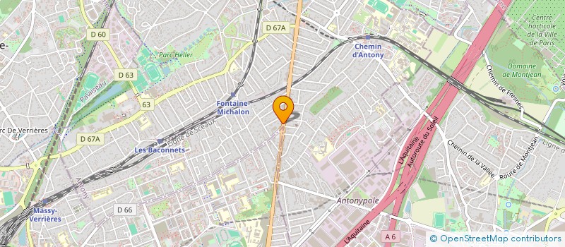 localisation de l'entreprise CJD à ANTONY