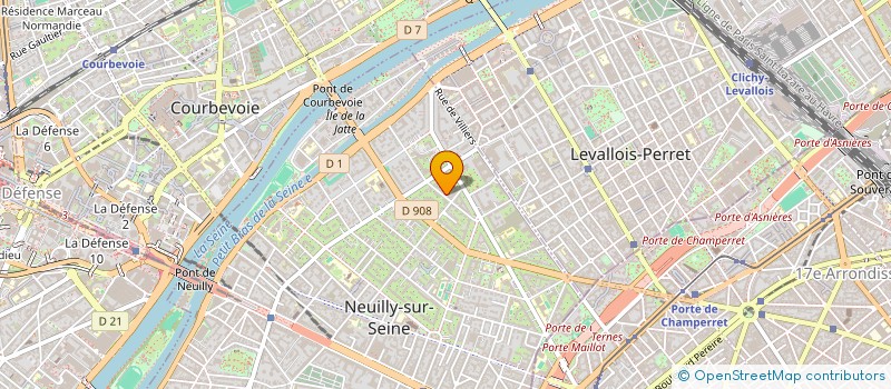 localisation de l'entreprise CJD à NEUILLY-SUR-SEINE