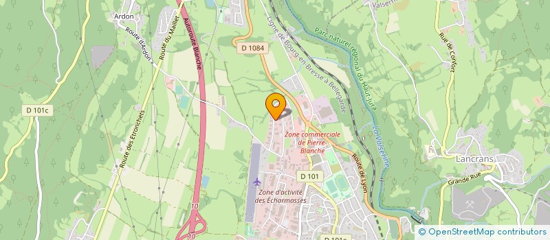 localisation de l'entreprise CJD IMMO à VALSERHONE