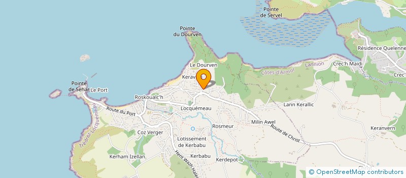 localisation de l'entreprise CJEF TUYAUTERIE SOUDURE CHAUDRONNERIE  TREDREZ-LOCQUEMEAU