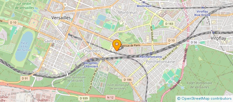 localisation de l'entreprise CJEG à VERSAILLES