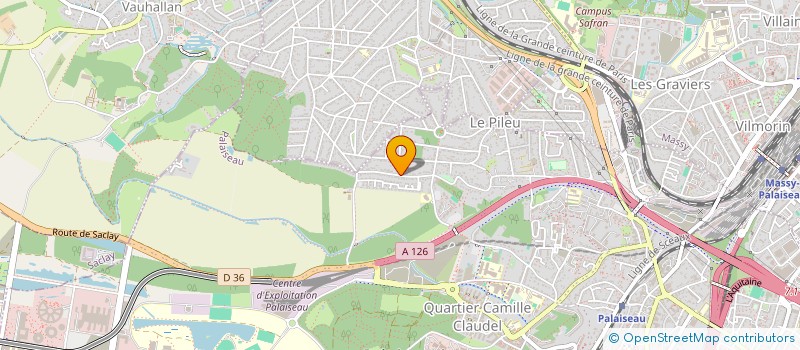localisation de l'entreprise CJEH à PALAISEAU
