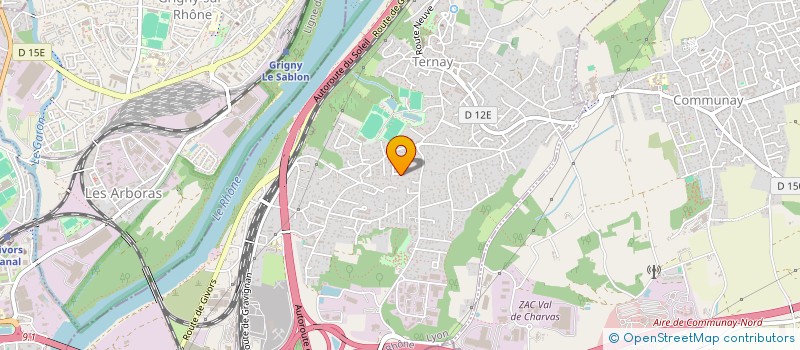 localisation de l'entreprise CJEN  TERNAY