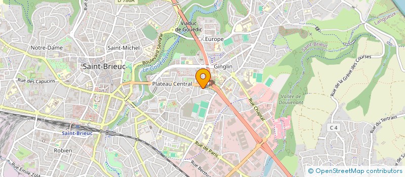 localisation de l'entreprise CJETCH à SAINT-BRIEUC