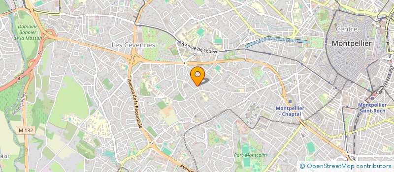 localisation de l'entreprise CJF 36 à MONTPELLIER