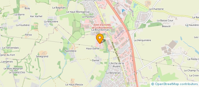 localisation de l'entreprise CJF  LA CHAPELLE-DES-FOUGERETZ