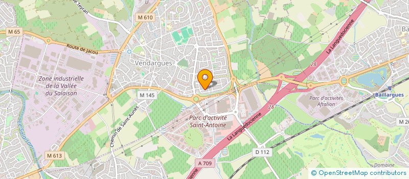 localisation de l'entreprise CJF à VENDARGUES