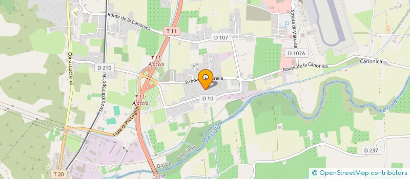 localisation de l'entreprise CJF à LUCCIANA