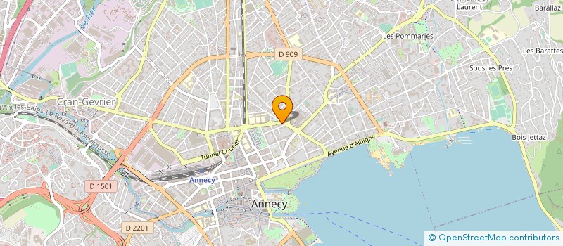 localisation de l'entreprise CJF AVOCATS & ASSOCIES à ANNECY