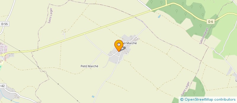 localisation de l'entreprise CJF ESPACES VERTS MULTISERVICES  SAINT-LEGER