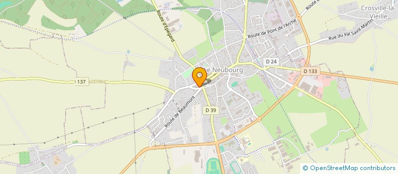 localisation de l'entreprise CJF ESSOR à LE NEUBOURG