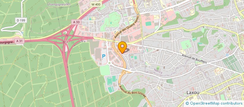 localisation de l'entreprise CJF EXPERTISE à LAXOU