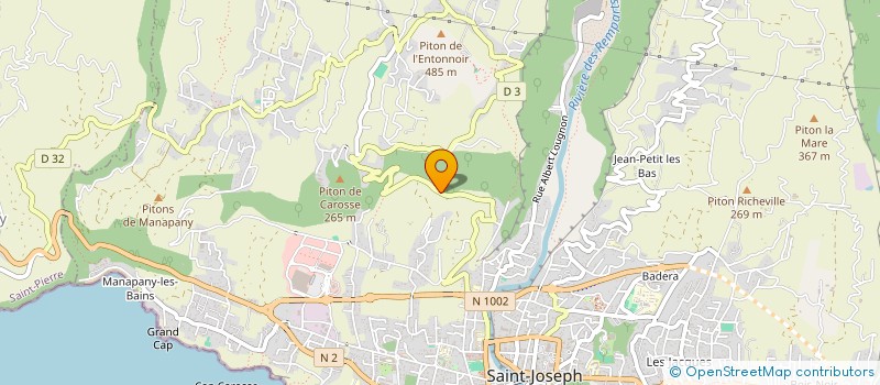 localisation de l'entreprise CJF INVESTISSEMENT à SAINT-JOSEPH