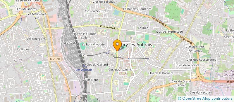 localisation de l'entreprise CJF KARATE SHOTOKAN à FLEURY-LES-AUBRAIS