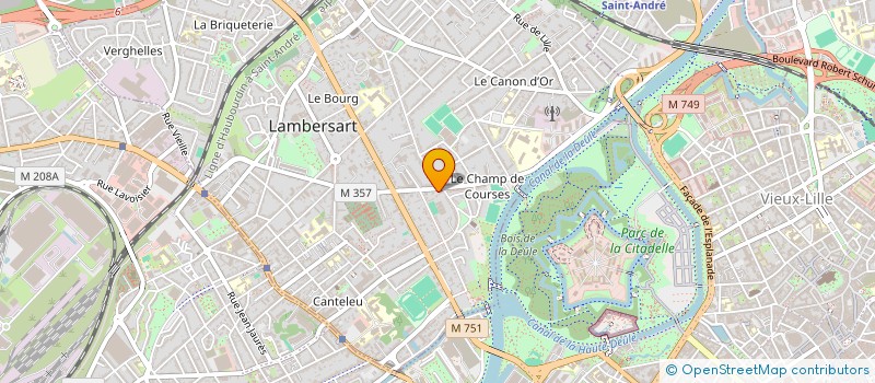 localisation de l'entreprise CJF MOREL à LAMBERSART