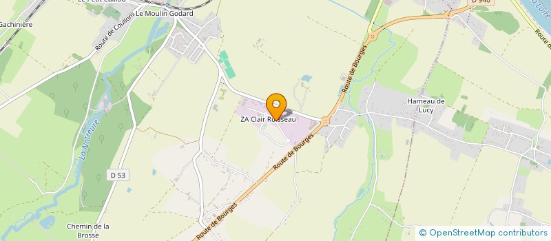 localisation de l'entreprise CJFS à POILLY-LEZ-GIEN