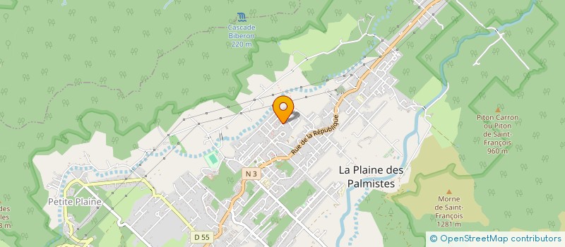 localisation de l'entreprise CJG  LA PLAINE-DES-PALMISTES