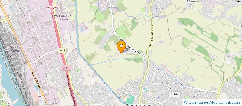 localisation de l'entreprise CJGP & CO  CASTELGINEST