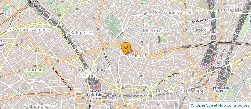 localisation de l'entreprise CJH à PARIS