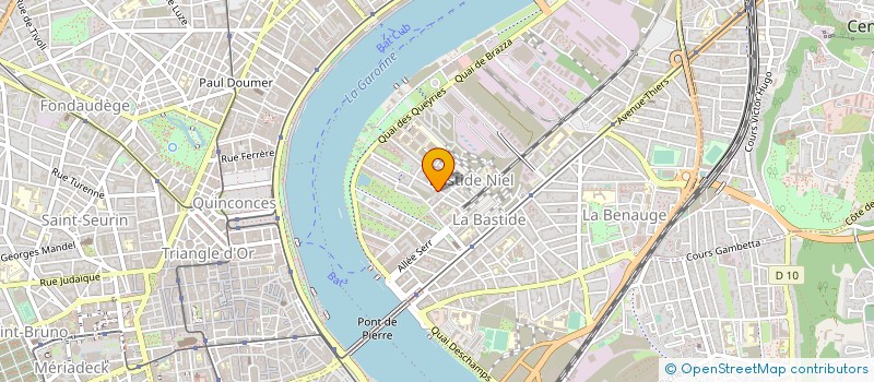 localisation de l'entreprise CJH BATIMENT à BORDEAUX