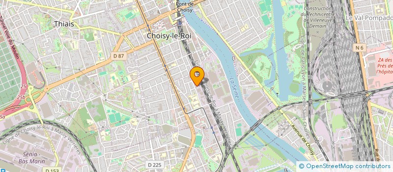 localisation de l'entreprise CJI INVEST  CHOISY-LE-ROI