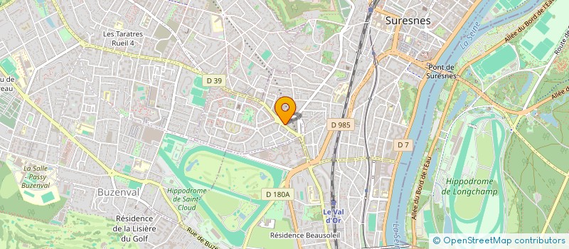 localisation de l'entreprise CJJ à SURESNES