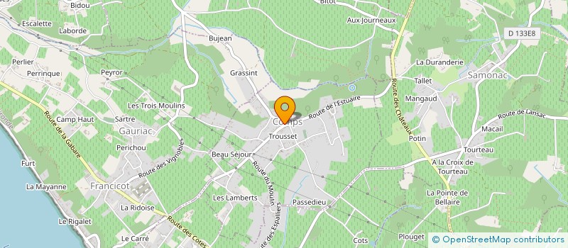 localisation de l'entreprise CJJ IMMO  COMPS