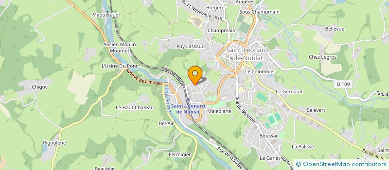 localisation de l'entreprise CJJ5 à SAINT-LEONARD-DE-NOBLAT