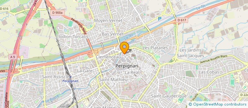 localisation de l'entreprise CJL  PERPIGNAN