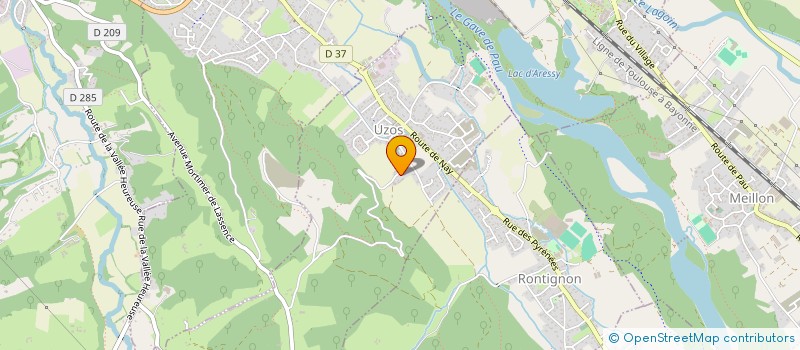 localisation de l'entreprise CJL  UZOS