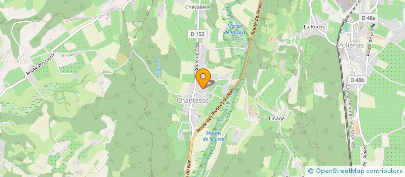 localisation de l'entreprise CJL  CHANTESSE