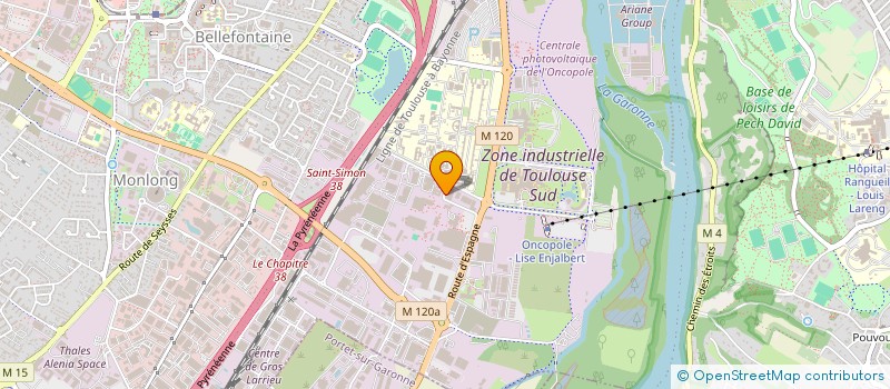 localisation de l'entreprise CJL à TOULOUSE