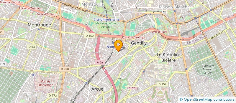 localisation de l'entreprise CJL  GENTILLY