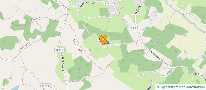 localisation de l'entreprise CJL CAMPING  BUANES