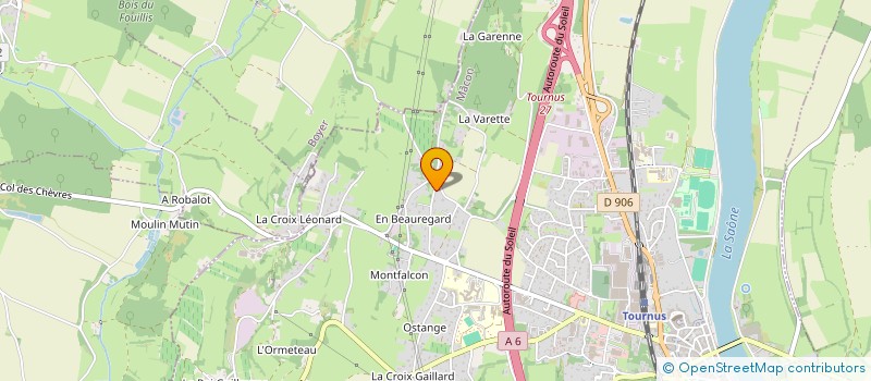 localisation de l'entreprise CJL EVASION à TOURNUS