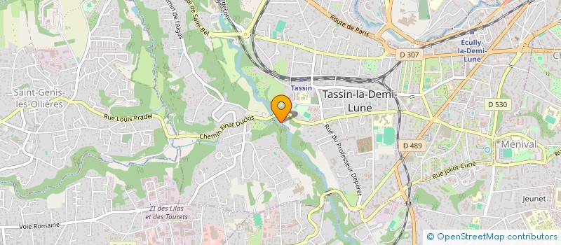 localisation de l'entreprise CJL FINANCES  TASSIN-LA-DEMI-LUNE