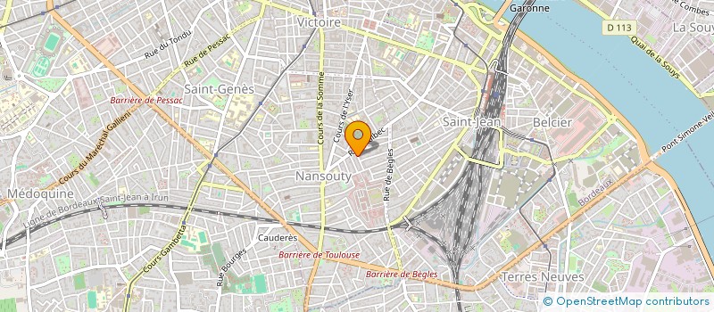 localisation de l'entreprise CJL1  BORDEAUX