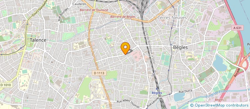 localisation de l'entreprise CJLA à BEGLES