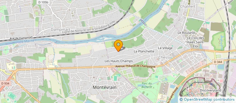 localisation de l'entreprise CJLC  CHESSY