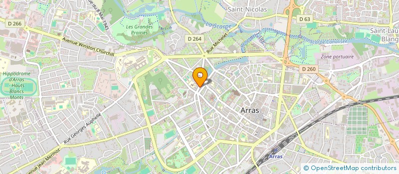 localisation de l'entreprise CJLL1 à ARRAS